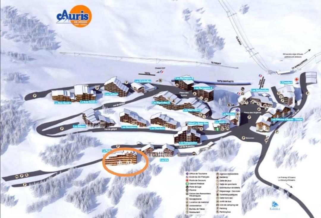 Appt 43 M2 Station Auris En Oisans - Alpes D Huez 아파트 외부 사진