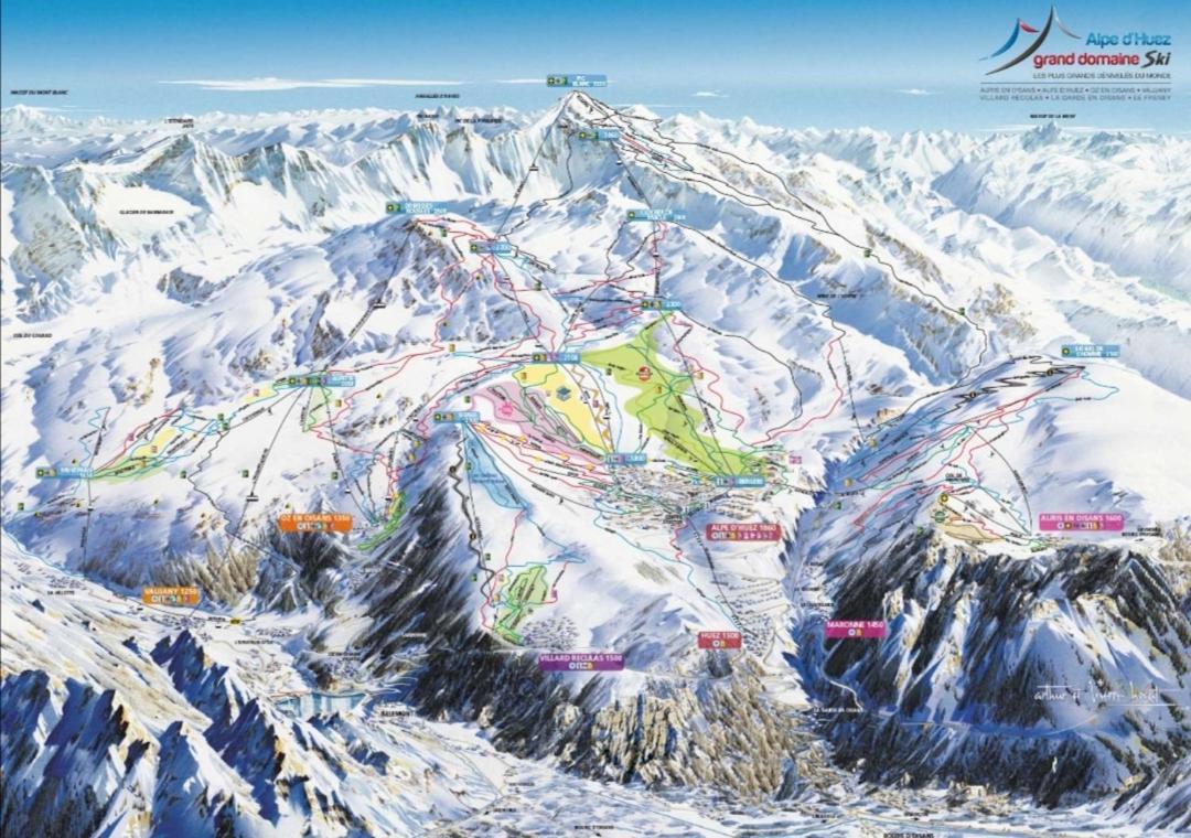 Appt 43 M2 Station Auris En Oisans - Alpes D Huez 아파트 외부 사진